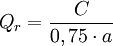 Required capacity of the starting battery