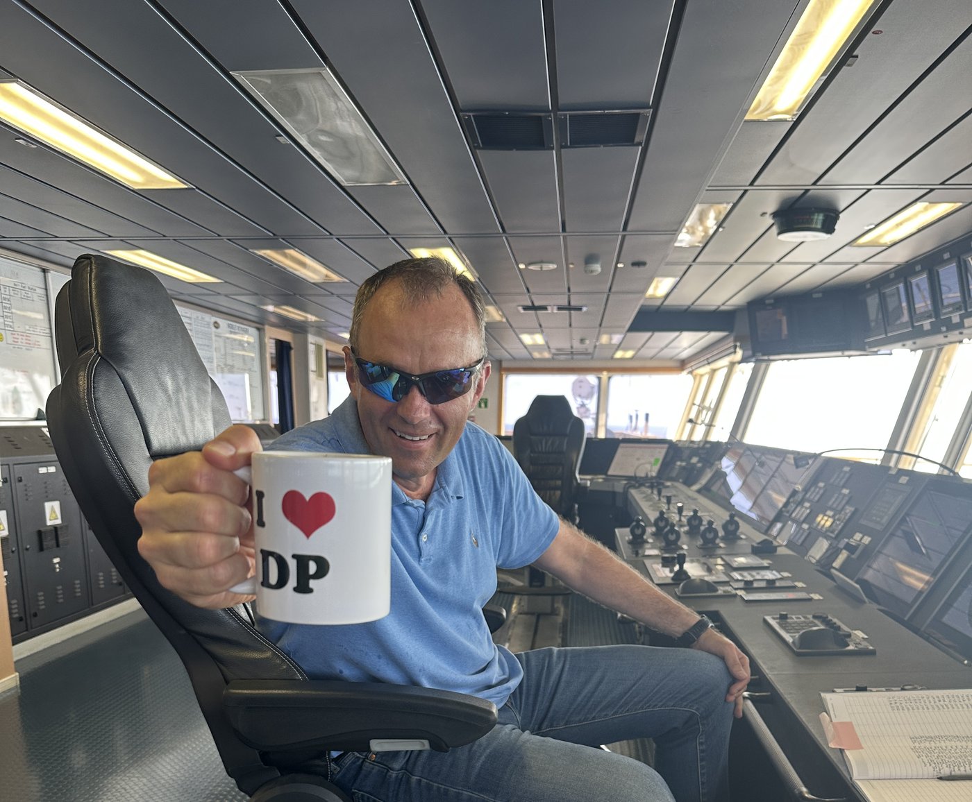 Daniel Czarkowski on the DP bridge